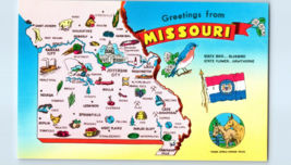 Greetings From Missouri The Show Me State Missouri Postcard - $5.16