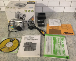 Nikon Coolpix E4300 Digital Camera Pre-owned with Battery &amp; Memory CD Co... - $93.09