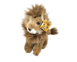 10&quot; VINTAGE 1994 GIBSON BROWN / TAN LION STUFFED ANIMAL PLUSH TOY W TAG - £21.66 GBP