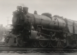 Pennsylvania Railroad PRR #1453 4-6-2 Locomotive Train Photo Camden NJ 1956 - £9.71 GBP
