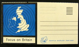Travel Brochure 1962 Seattle World&#39;s Fair Focus On Britain - $4.95
