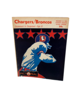 VTG  San Diego Chargers vs Denver Brocos Program AFL November 23, 1969 S... - £175.21 GBP