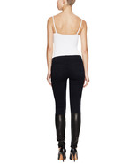 NWT J Brand Leather Pieced Jeans Photo Ready Skinny Leg Stepped Back Blu... - $53.34 CAD