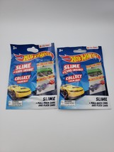 2 Hot Wheels Slime &amp; Car Surprise Bags Pull-Back or Flick Cars Batch #110719 New - £9.08 GBP