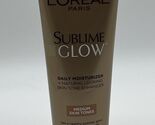 L'Oreal Sublime Glow Daily Moisturizer &amp; Skin Tone Enhancer Medium Skin ... - $54.99