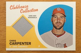2012 Topps Heritage Clubhouse Collection Relic CCR-CC Chris Carpenter Cardinals - $11.38
