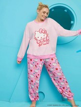 SHEIN X Hello Kitty and Friends Plus Cartoon And Letter Graphic PJ Set 2XL NWT - £46.28 GBP