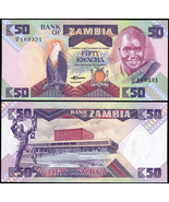 Zambia 50 Kwacha. ND (1986) UNC. Banknote Cat# P.28a - £1.28 GBP