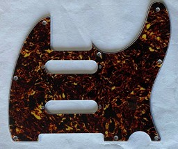 Electric Guitar Pickguard for Telecaster Double ST Single Coil,Brown Tortoise - $15.75