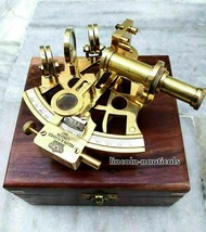Vintage brass nautical ship instrument astrolabe marine sextant maritime... - £43.48 GBP