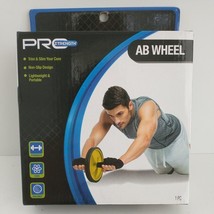 Pro Strength Ab Wheel Black/Yellow Lightweight Portable Core Strength Balance - $5.90