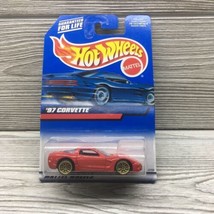 Hot Wheels - &#39;97 Corvette - Red - 2000 Mainline - Collector #188 - $5.87