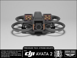 DJI AVATA 2 Strobe Mounts for Firehouse Technology Arc V, Arc V Pro and ... - £15.40 GBP