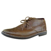 Kenneth Cole Boots Sz 10.5 M Brown Round Toe Chukka Leather Men - $29.65