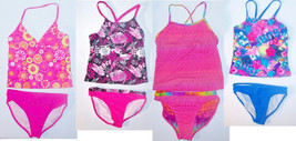 Op Girls 2 Pc Tankini Swimsuits 4 To Choose From Sizes 4-5, 10-12 or 14-... - £12.76 GBP