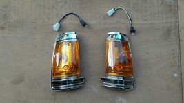 Chrome Corner Light Lamp Indicator For Nissan Datsun 720 Pickup LH+RH Pair - $35.59