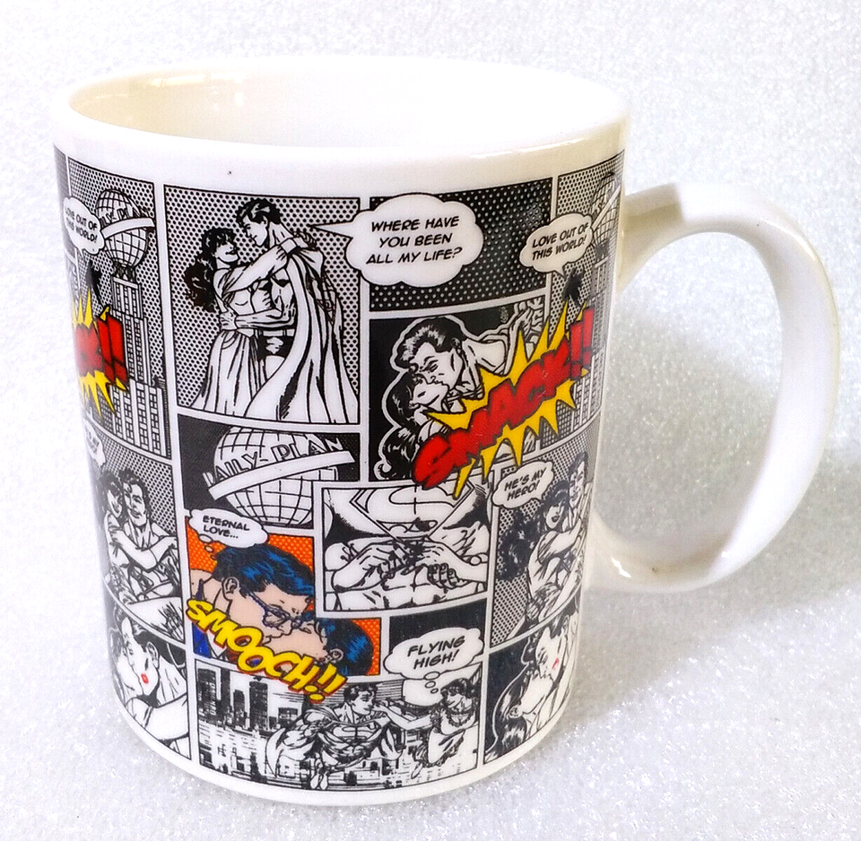 SUPERMAN ~ DC COMICS ✱ Collection Mug Cup Original licensed Pottery DC ~ RARE - $26.72