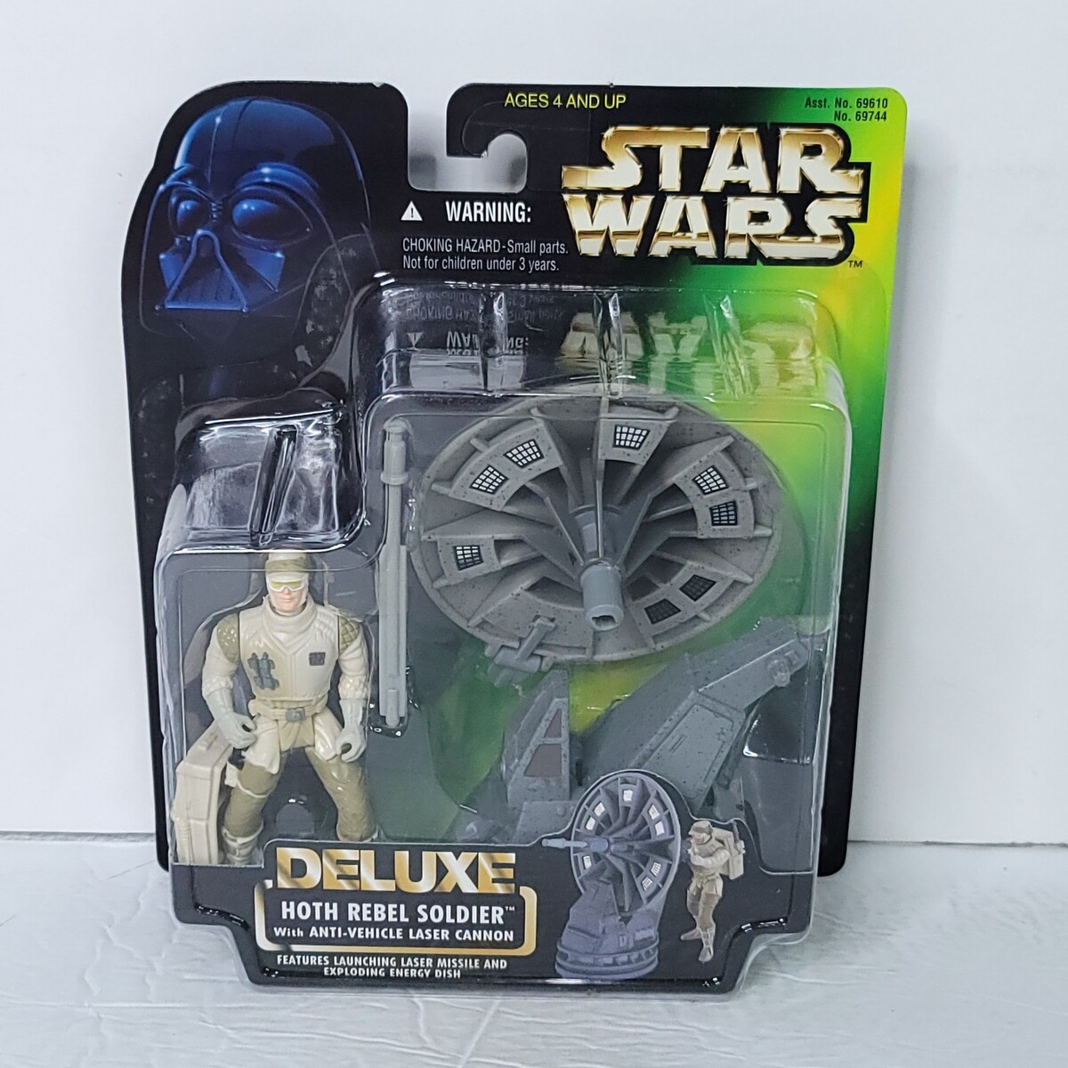 1996 Kenner Star Wars Deluxe Hoth Rebel Soldier w. Anti Vehicle Laser Ca... - $22.76