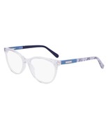 New NINE WEST NW 5209 000 Clear Crystal &amp; Blue Eyeglasses 49/16/135 - $59.35