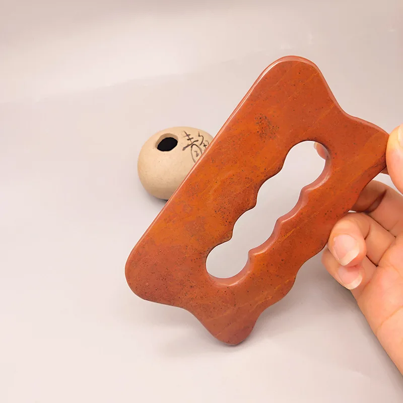  Bian Stone Gouache Scraper Gua Sha d Body Meridian Acupuncture Scraping Muscle  - $97.51