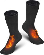 2 Pairs Thermal Socks for Men,Heated Socks for Women, Warm Thick (Size:9-13) - £13.02 GBP