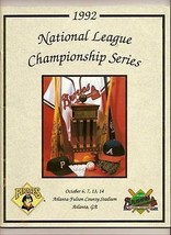 1992 NLCS Game program Pirates @ Braves NL Championship - £35.00 GBP