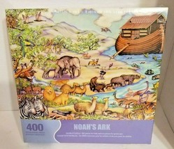  Springbok  Noah&#39;s Ark Family Jigsaw Puzzle 400 pieces 2004 USA 26.75&quot; x... - $14.55