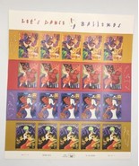 2004 USPS Let&#39;s Dance Bailemos Stamp Sheet 20 count 37c MNH B9 - £9.42 GBP