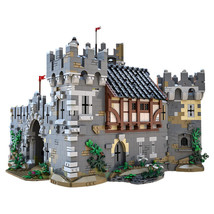 Medieval Lions&#39; Castle with Interior modular Building Blocks Set MOC Brick Toys - £437.92 GBP