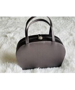 Ann Taylor Small purple satin Purse Hand Bag Formal Cocktail. - $18.81