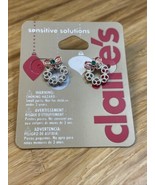 NEW Claire&#39;s Christmas Wreath Xmas Holiday Earrings Estate Jewelry Find ... - £9.33 GBP