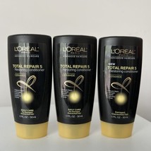 Lot Of 3 L&#39;Oreal Advanced Haircare Total Repair 5 Conditioner Travel Siz... - £7.20 GBP