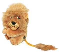 Vintage Dakin Lion 3&quot; Plush Toy - Clip on Finger or Pencil Hugger Figure 70/80s - £5.53 GBP