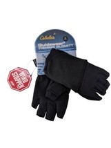 Cabela&#39;s Guidewear Fishing Glomitts Fishing Gloves Mitts Windstopper Medium - £23.67 GBP