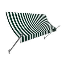 Awntech NO32-US-4FW 4.38 ft. New Orleans Awning, Forest Green &amp; White - 44 x - £547.39 GBP