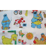Fabric Squares 15&quot; x 18&quot; Vintage Sesame Street 5 Different Designs $9/all 5 - £7.13 GBP