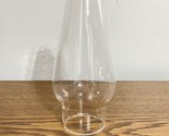 Clear Glass Chimney Gem Pine For Oil Lamp 4-7/8” High 1.5” Base Fitter &amp;... - £6.24 GBP