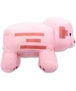 Large Pig Minecraft Plush Toy Pink  13 inch Soft NWT - $16.65
