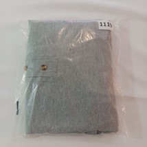 Puritan Henley Men's Gray Shirt Long Sleeve Measured Size 3XL image 12