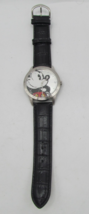 Disney Watch Mickey Mouse Limited Release Black Band 33MM Dial Excellent! - $10.39