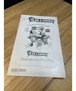 3 On a Couch Press Book Kit Movie Poster 1966 Jerry Lee Lewis Janet Leig... - £78.45 GBP