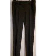 Michael By Michael Kors Black Pinstripe Dress Work Pants Size 10 Designer  - $238.64 MXN