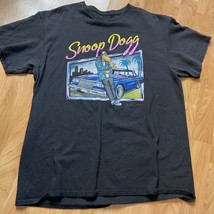Joe Cool Mens Snoop Dogg Black Graphic Short Sleeve Shirt Size Large - £19.75 GBP