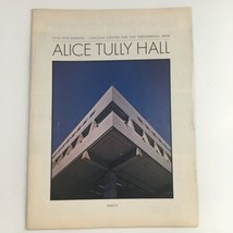 1972 Lincoln Center Alice Tully Hall Present Pianist Ruth Laredo &amp; Kinde... - £15.10 GBP