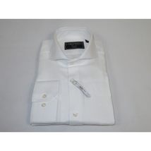 Men's Shirt Charles TYRWHITT 100% Cotton Cut-away Collar CHT-23 White Pique image 4