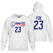 Emily Fox #23 USWNT Soccer FIFA Women&#39;s World Cup 2023 Hoodie  - £43.82 GBP+
