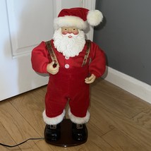Vintage Jingle Bell Rock Santa #60755 Dancing Animated 1998 - 1st Editio... - $976.13 MXN