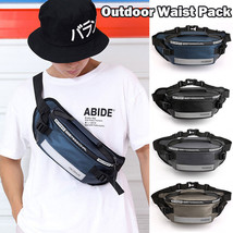 Fashion Outdoor Waistpack Running Waistpack Reflective Strip Chest Bag Phone Bag - £10.57 GBP