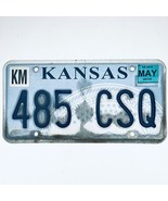 2016 United States Kansas Kingman County Passenger License Plate 485 CSQ - £13.30 GBP