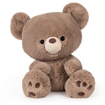 GUND Kai Teddy Bear, Premium Plush Toy Stuffed Animal for Ages 1 &amp; Up, Taupe/Lig - £30.10 GBP